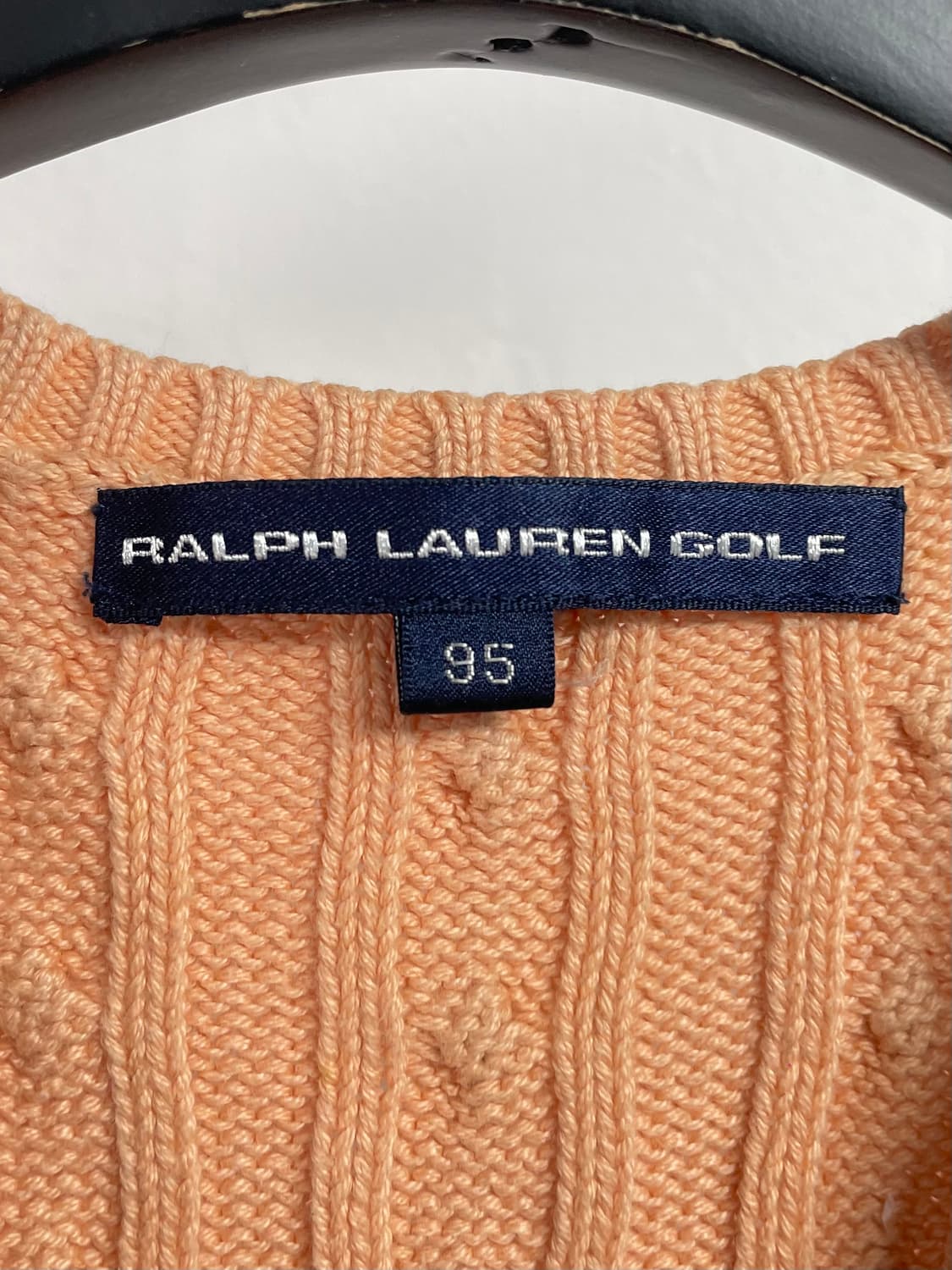 폴로 랄프로렌 우먼스 코랄 케이블 조끼 니트 (on.550) 상품이미지5