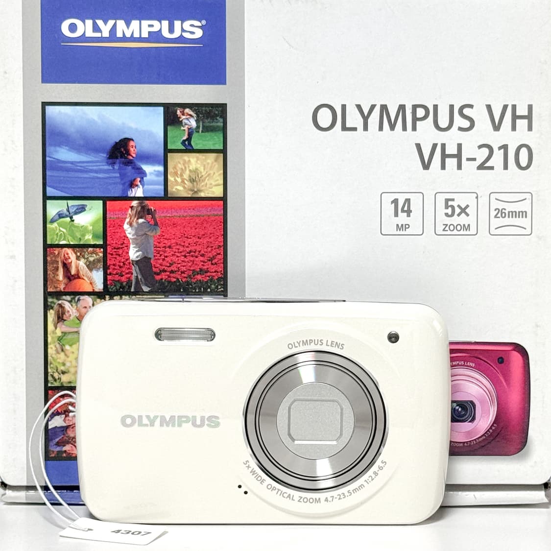 올림푸스 VH-210 화이트 아이보리 빈티지디카 상품이미지8