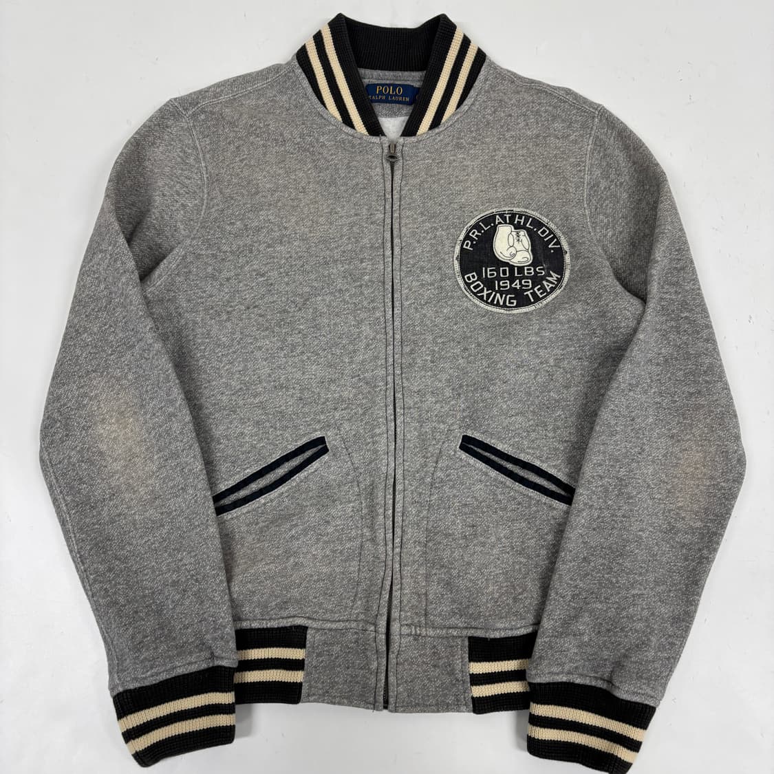 폴로 복싱패치 바시티 자켓 상품이미지3