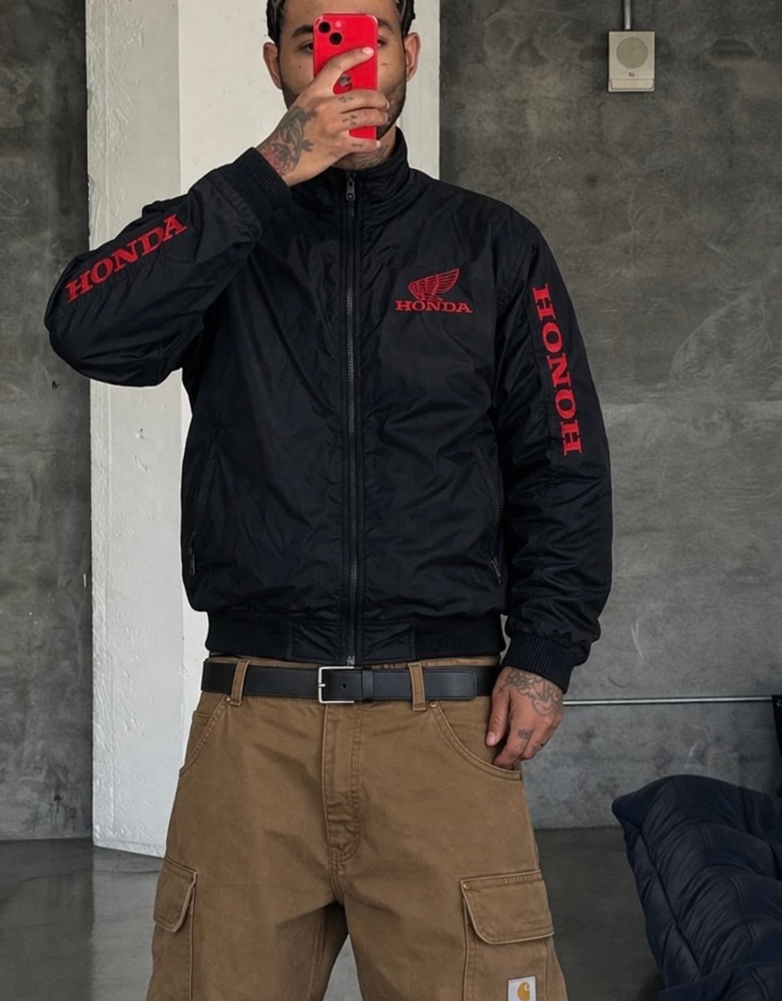 혼다 빈티지 바람막이 자켓 상품이미지1