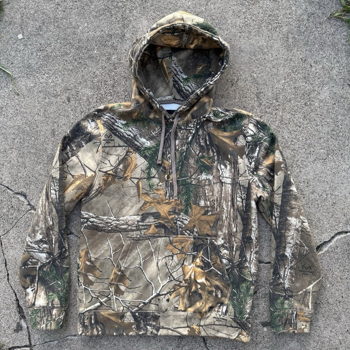 스투시 리얼트리 카모 후드티 상품이미지1