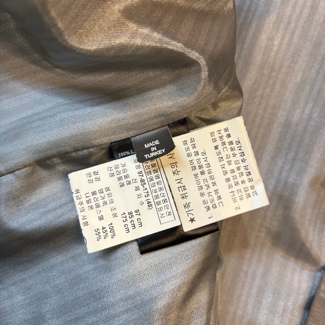 알마니 꼴레지오니 양가죽 시어링 자켓 상품이미지9