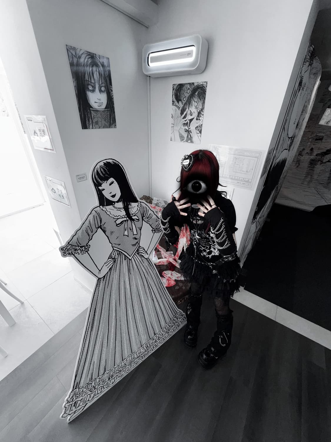 펑크 고딕 상의 상품이미지2