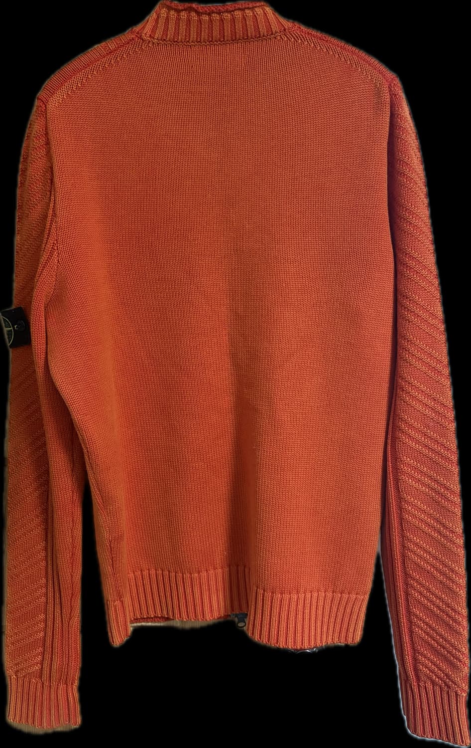 스톤아일랜드 니트 집업 착샷O 상품이미지2