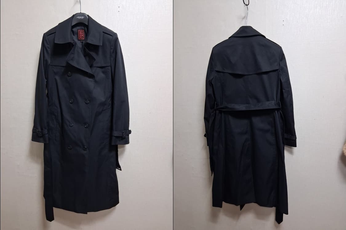 스테파넬 블랙 트렌치코트 거의새거 55 2023년 상품이미지2