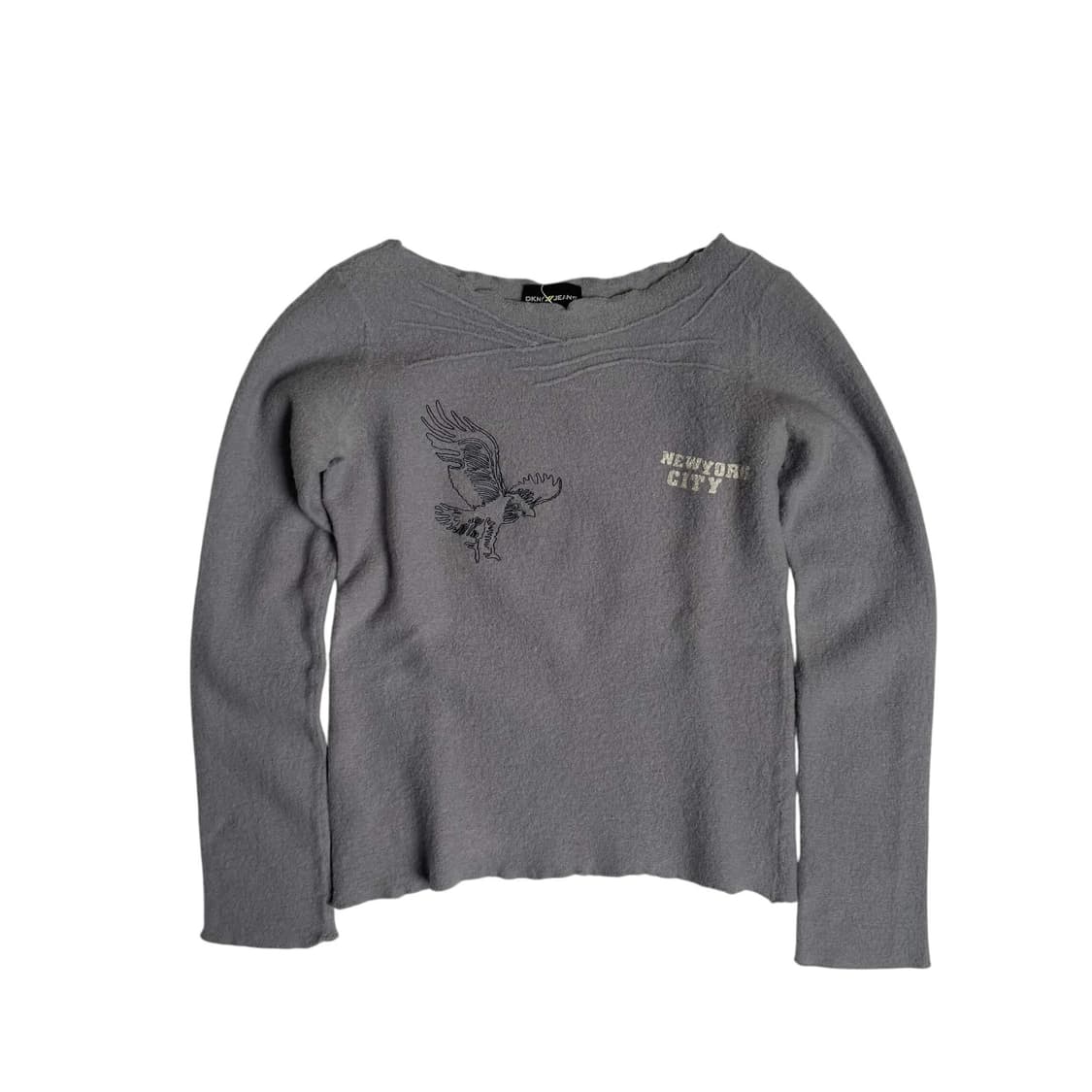 Dkny 펠트 울 독수리 스티치 니트 상품이미지1