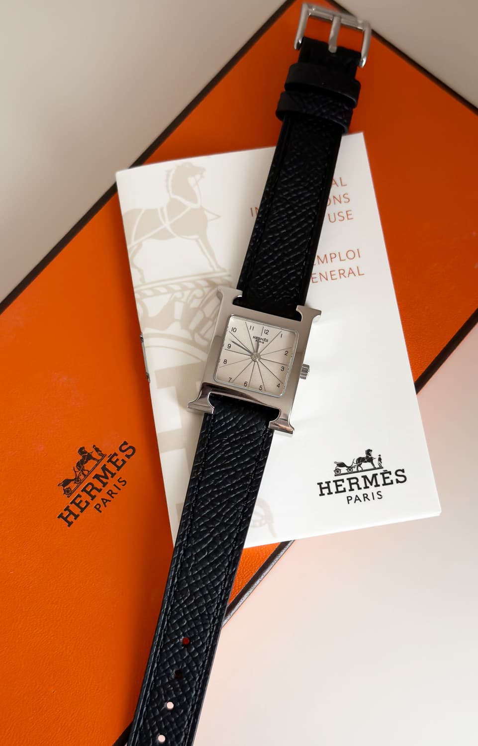 에르메스 H아워 PM사이즈 시계 상품이미지1