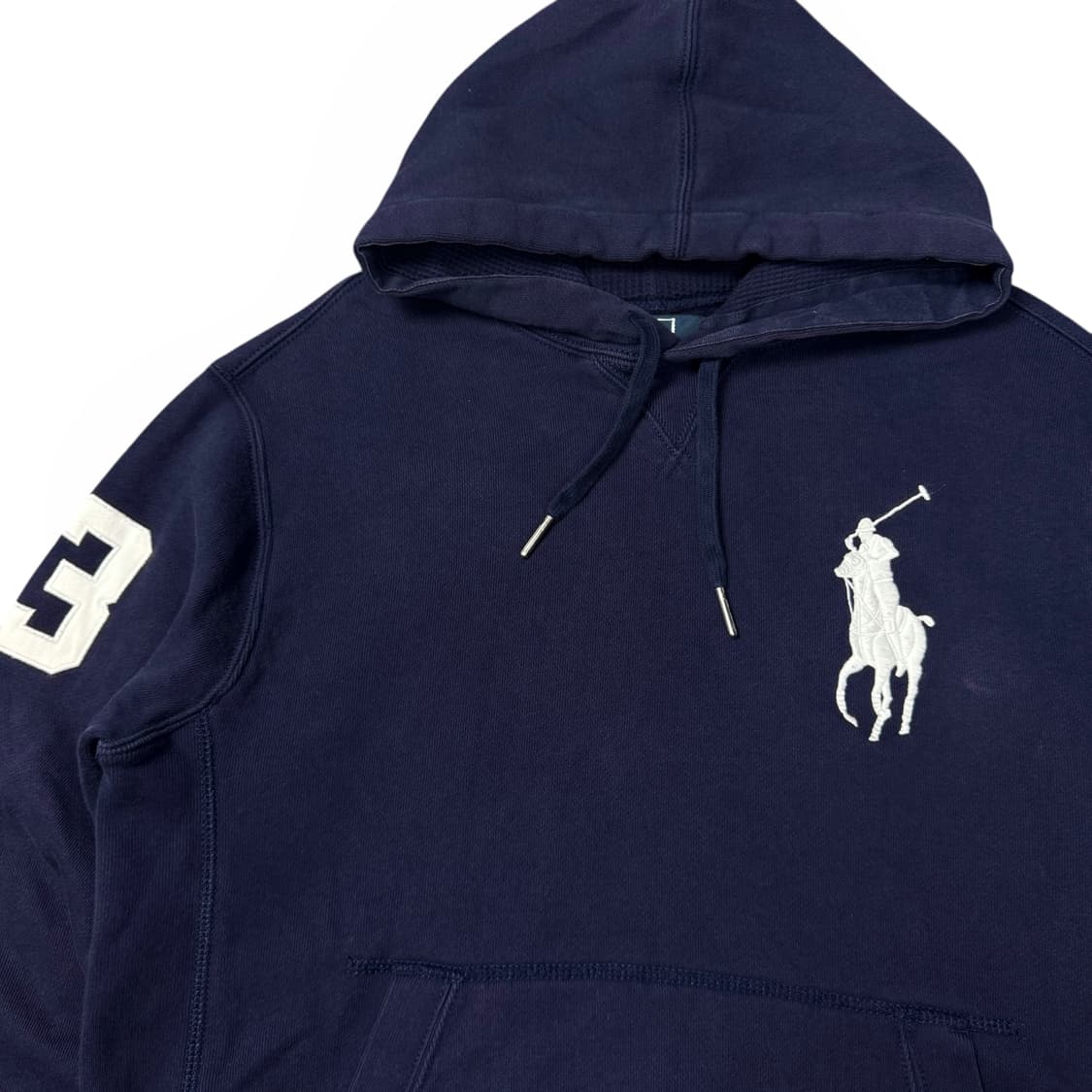 (M) 폴로 랄프로렌 빅포니 후드티 네이비 상품이미지2