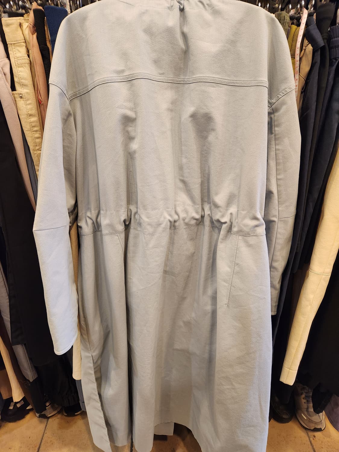 MINE 마인 하늘색 롱코트 상품이미지7