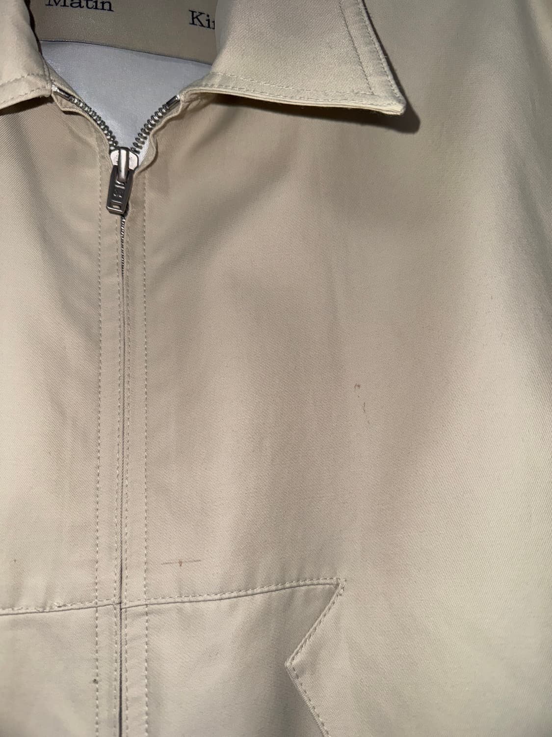 마뗑킴 스프링 봄버 자켓 베이지 S 상품이미지3