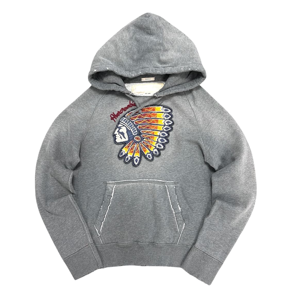 아베크롬비 그레이 인디안 후드(M) 상품이미지1