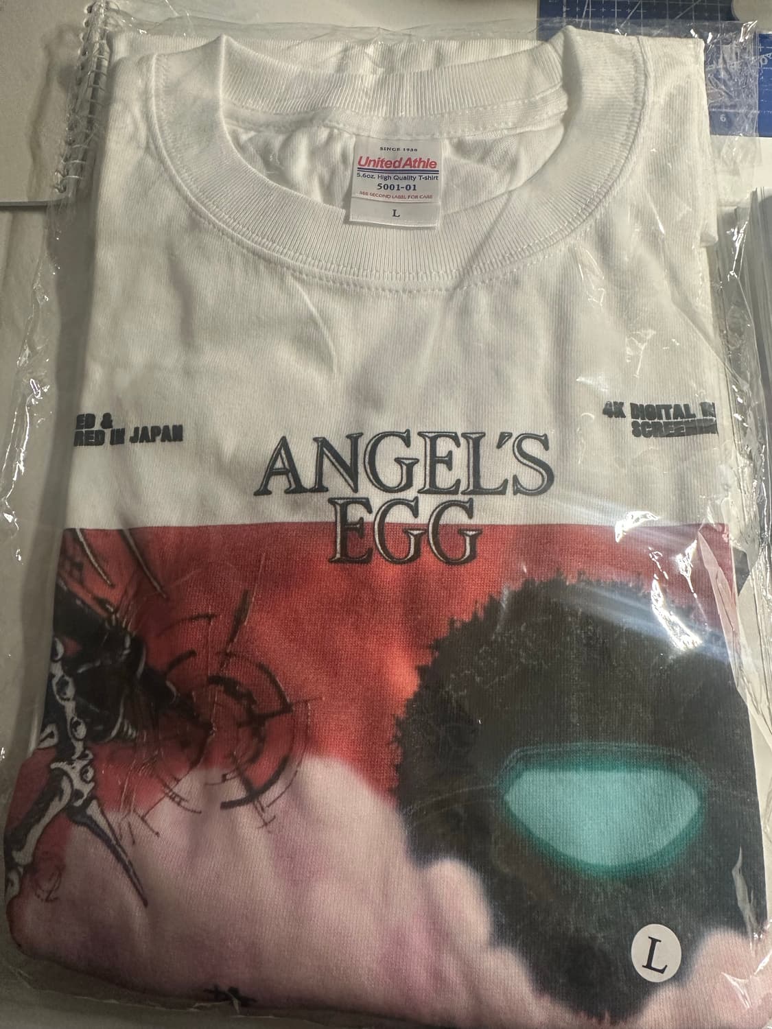 40주년 기념 천사의 알 Angel's Egg 티셔츠 L 새상품 상품이미지1