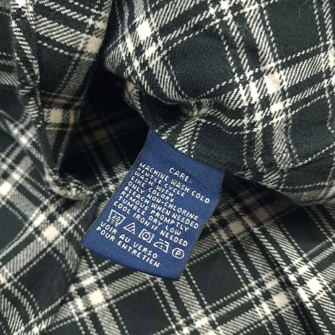 CN449W XL 폴로 랄프로렌 모던 웨스턴 플란넬 체크 긴팔 셔츠 남방 상품이미지6