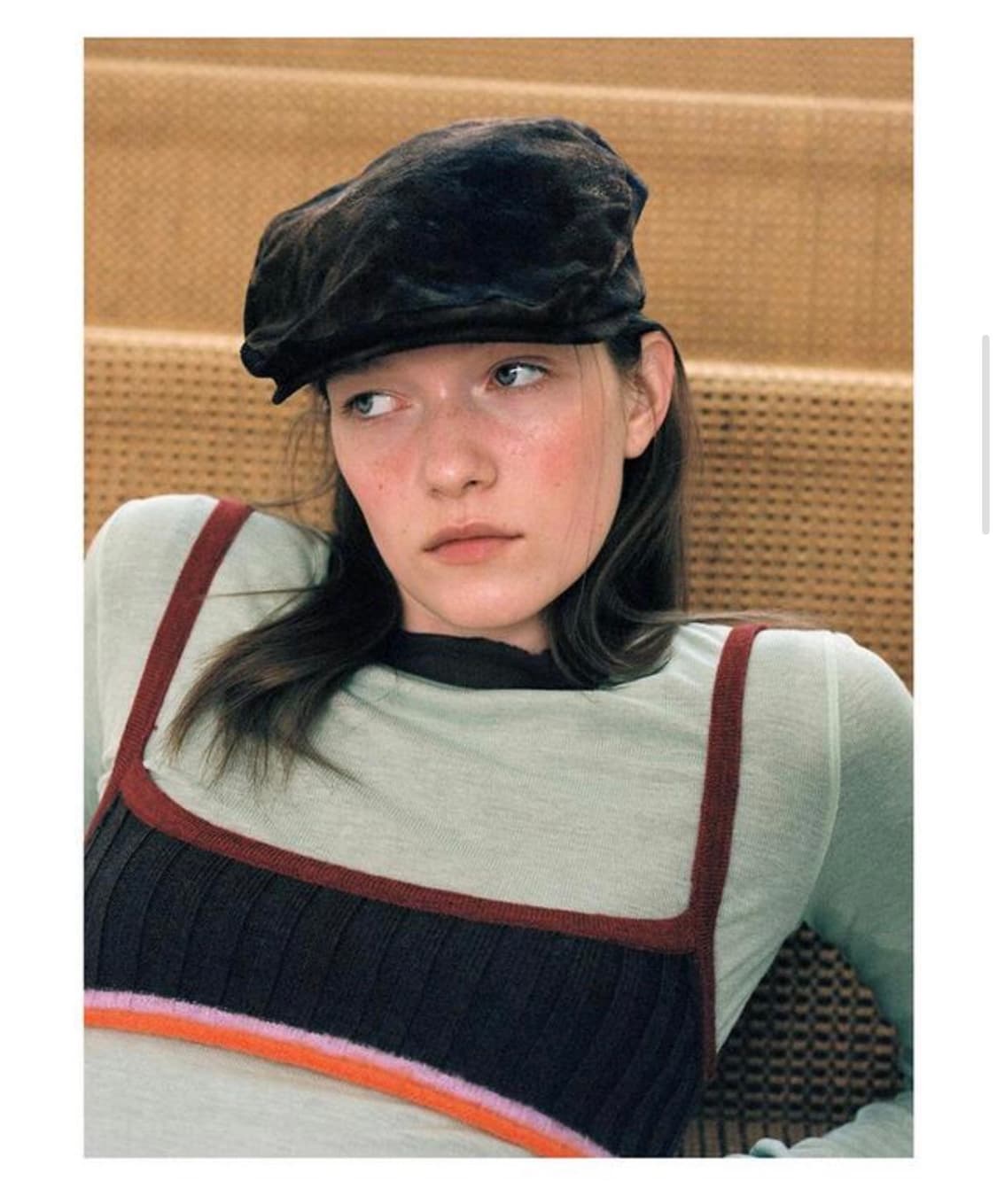 어썸니즈 CLASSIC HUNTING CAP_SUEDE CHOCO 상품이미지2