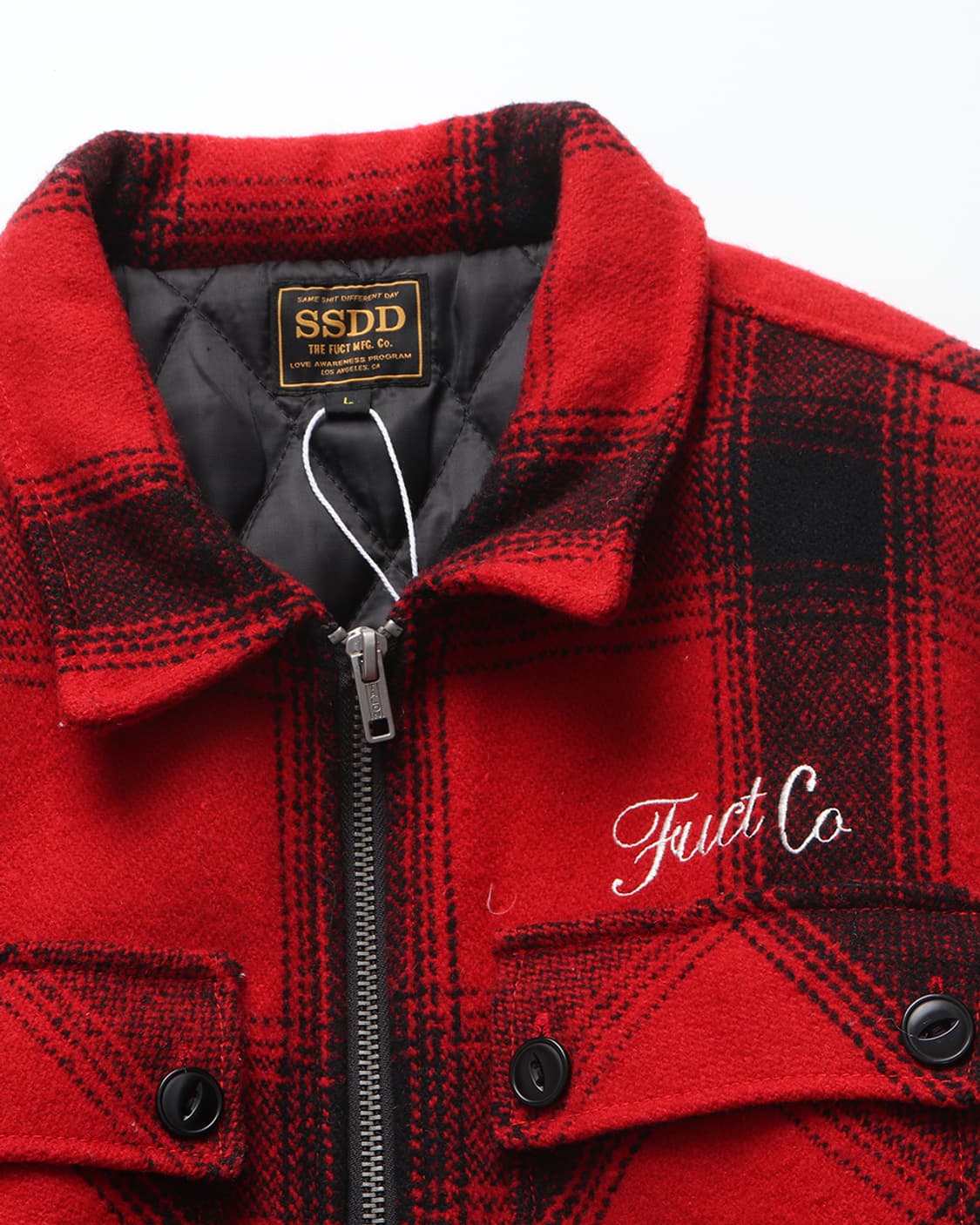 FUCT Plaid Zip Jacket 상품이미지6