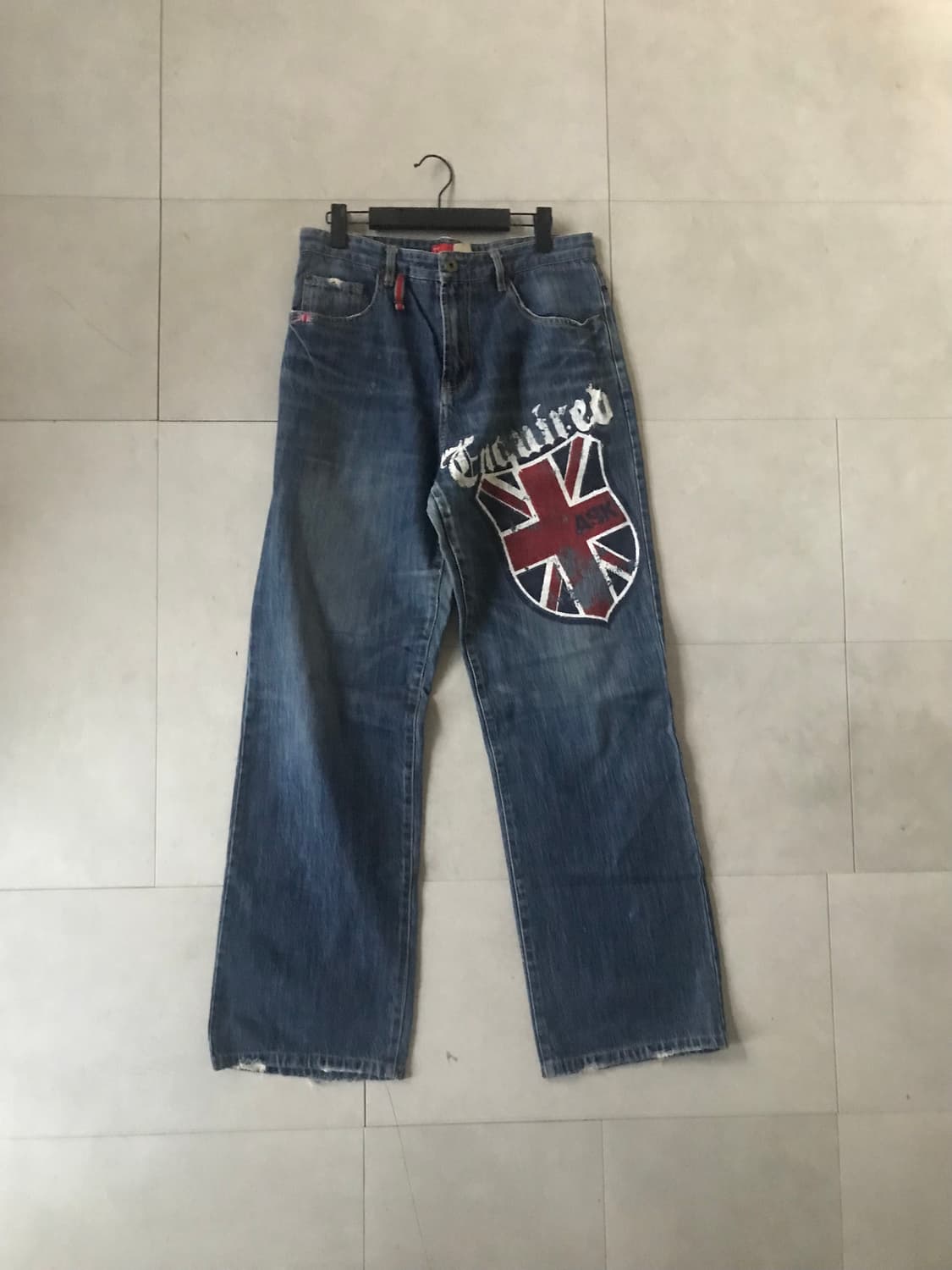 Ask 잉글랜드 와이드 데님팬츠 상품이미지5