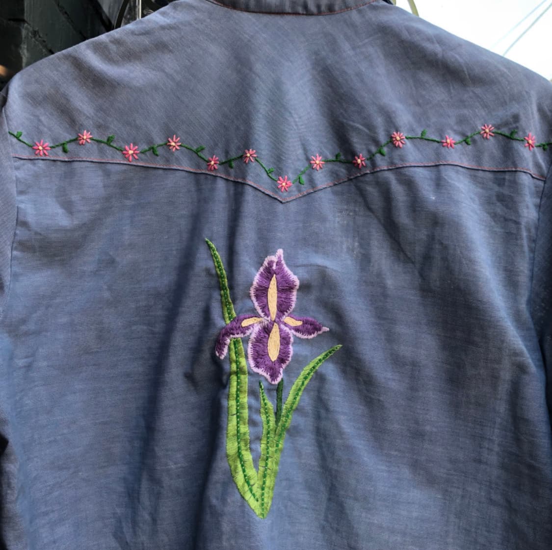 70s Bigmac chambray shirt-M 상품이미지6