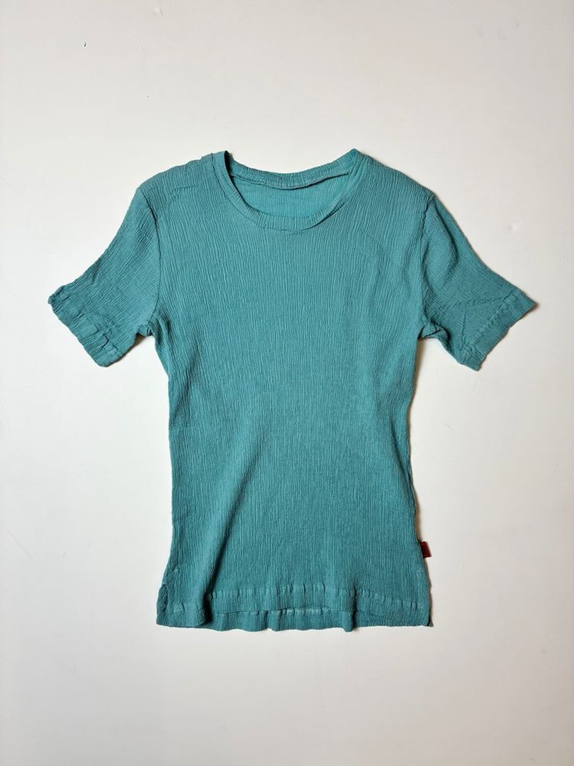 이세이미야케 20SS 지그재그 리브드 튜닉 반팔 티셔츠 PN9590 상품이미지1