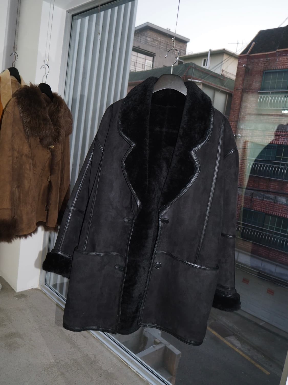 1990's vintage mouton coat  상품이미지1