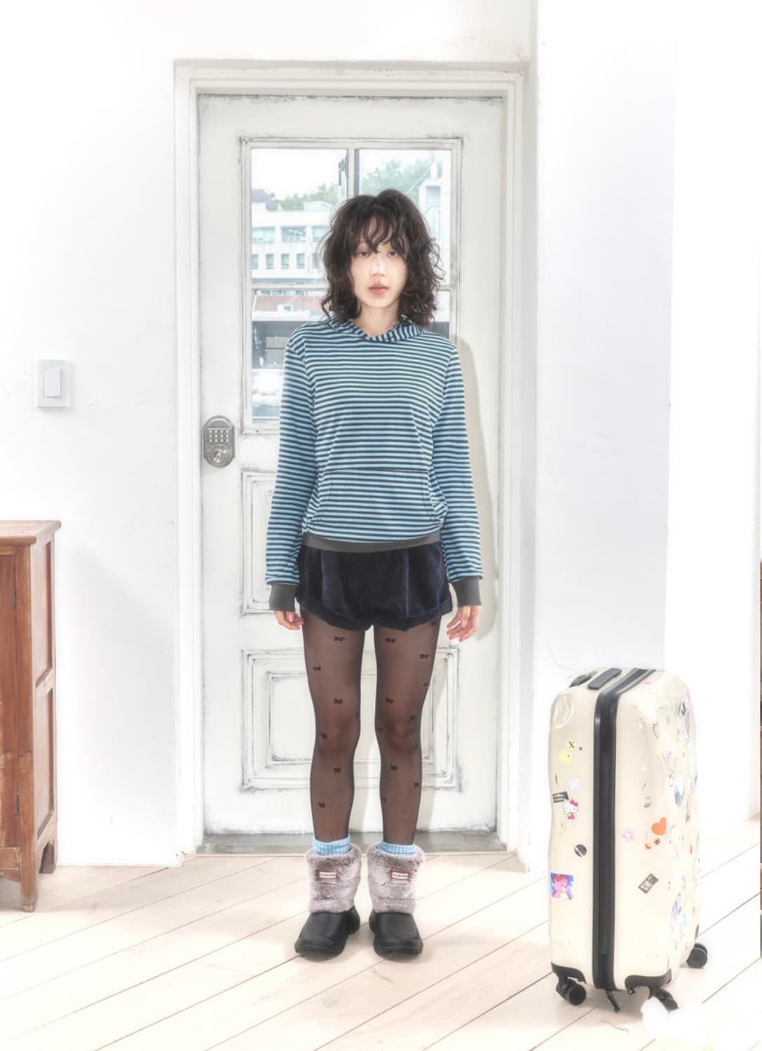 영마일웨어 블루 스프라이트 후드티 상품이미지1