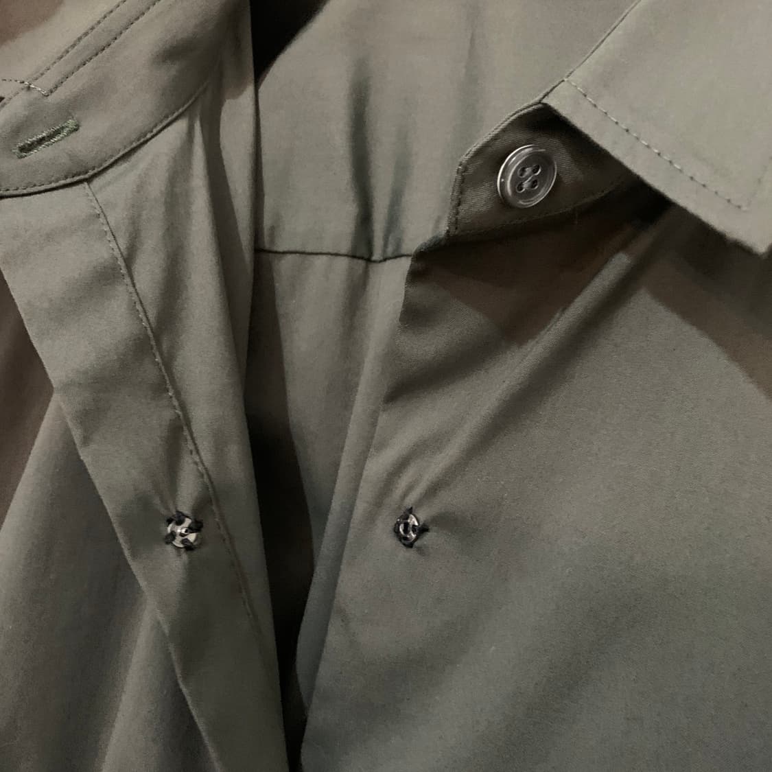 M THEORY 띠어리 LARRISSA2 그레이 스판 블라우스 셔츠 상품이미지4