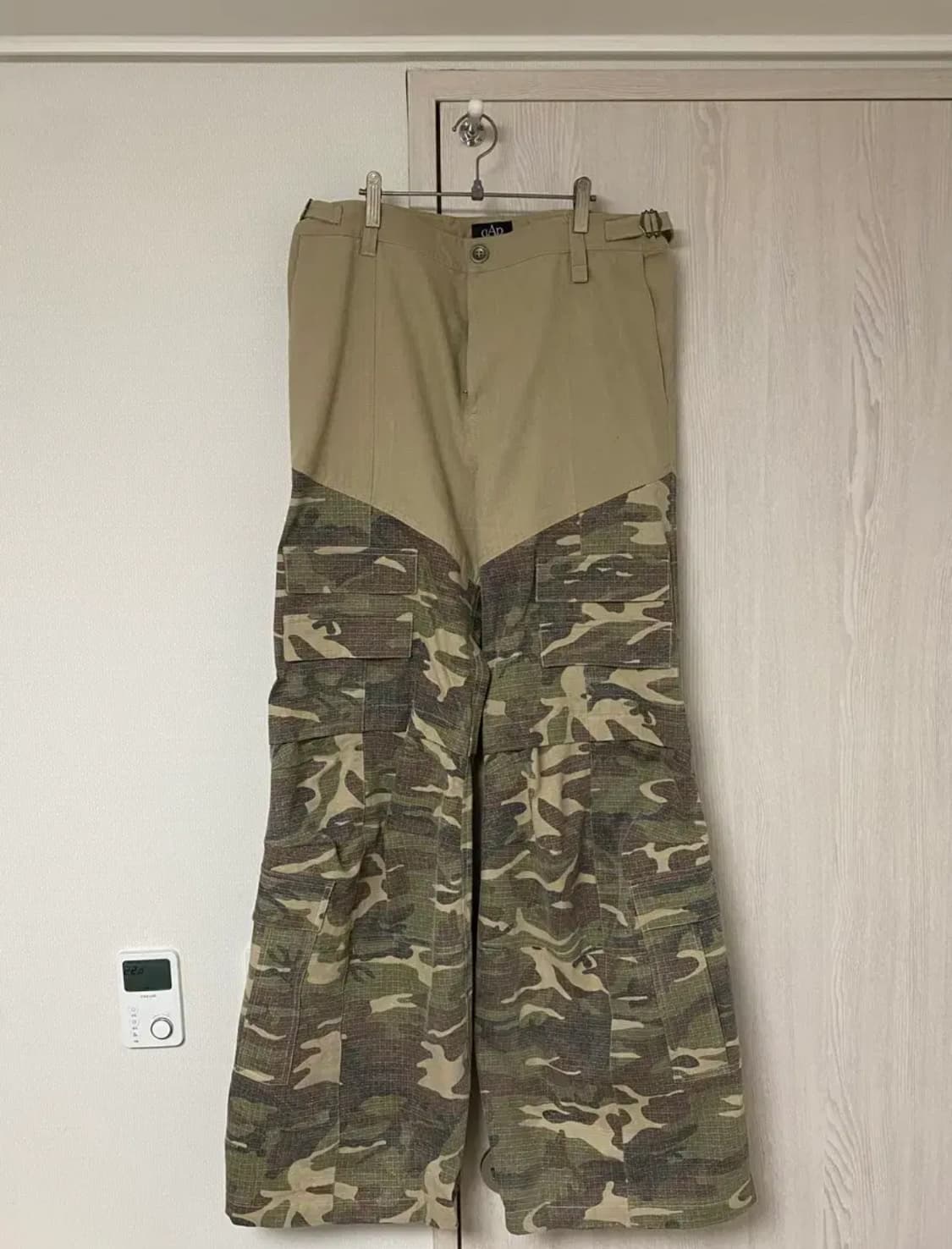 Qap Two-Tiered Cargo Pants-Half 카모팬츠 상품이미지2