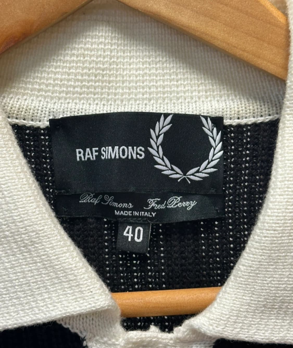 라프 시몬스 프레드 페리 니트 셔츠 상품이미지2