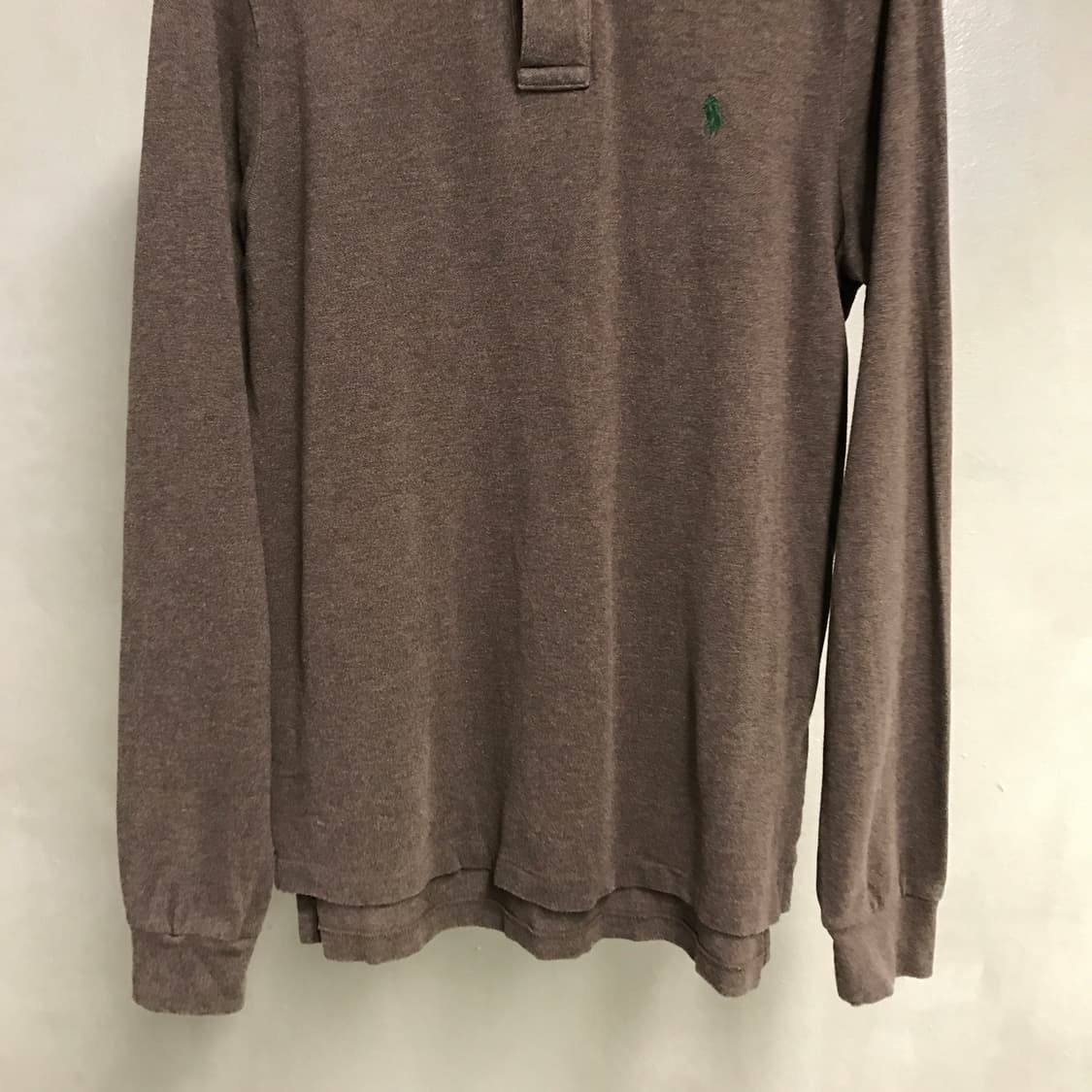 폴로 랄프로렌 PK 긴팔 카라티 브라운 L 상품이미지3