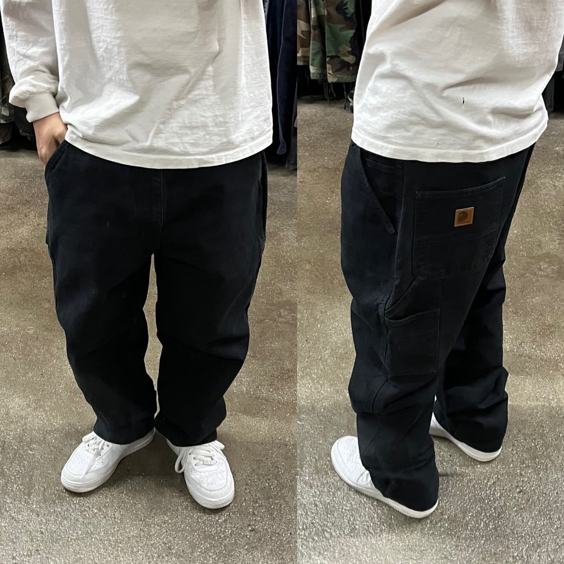 Carhartt 플란넬 라인드 카펜터 팬츠 (37“) 상품이미지7