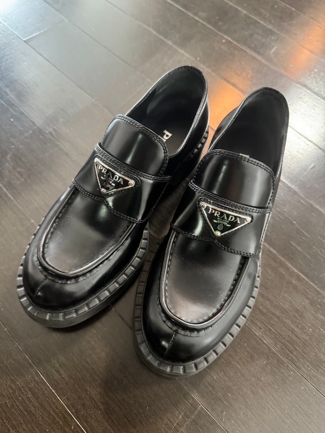 프라다 초콜릿 로퍼 35.5 상품이미지1