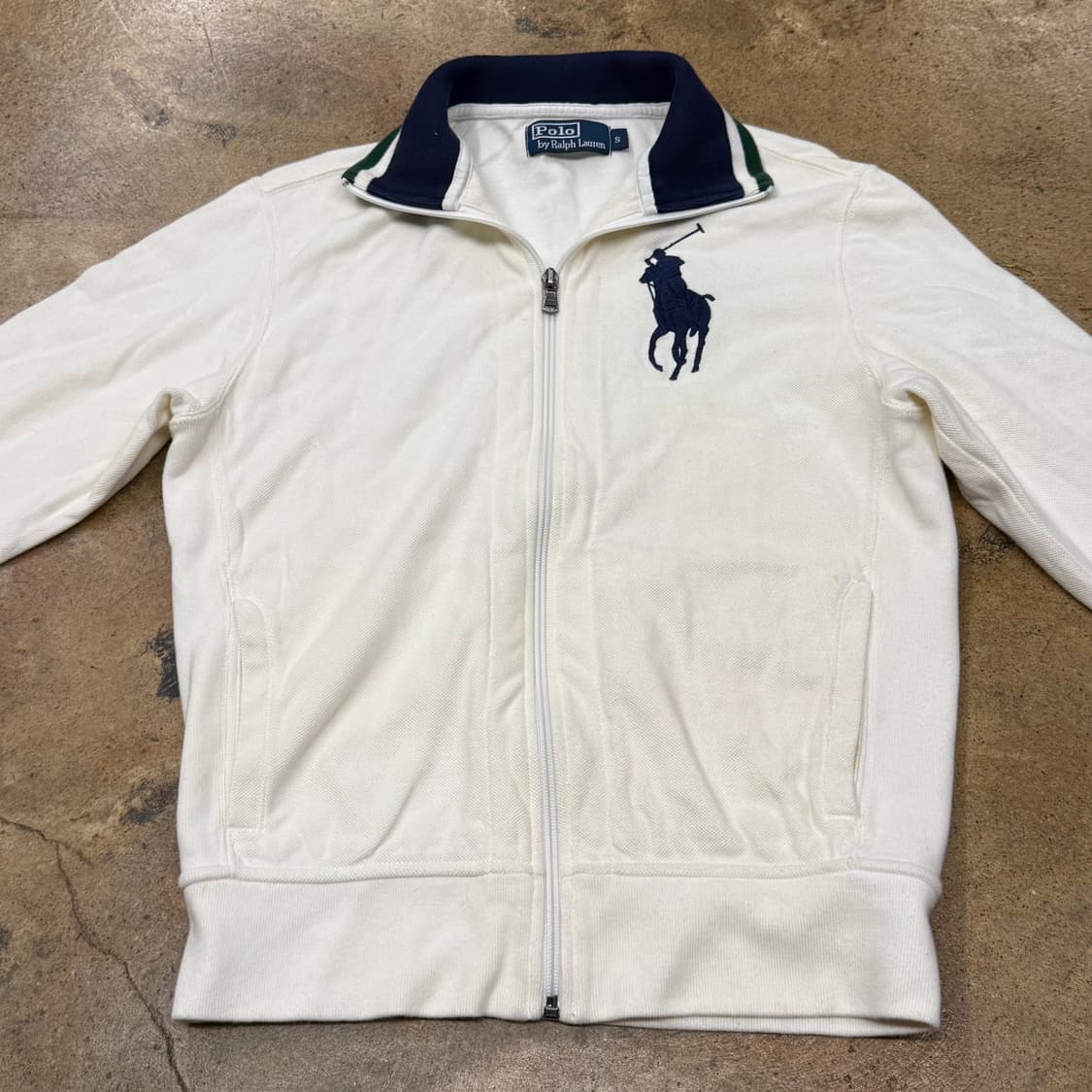 폴로 랄프로렌 화이트 빅포니 져지 트랙탑  상품이미지3