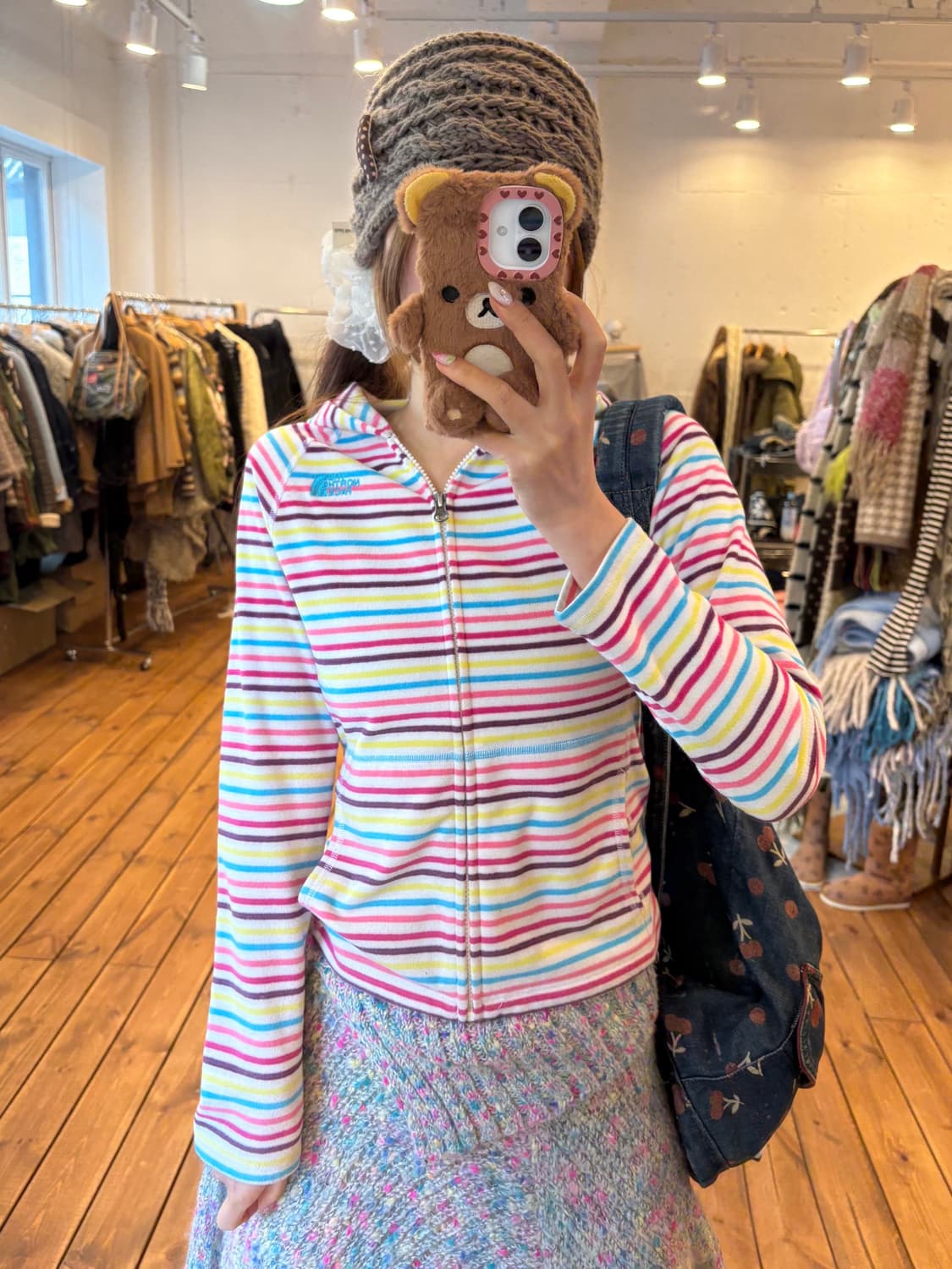 노스페이스 무지개 후드집업 상품이미지3