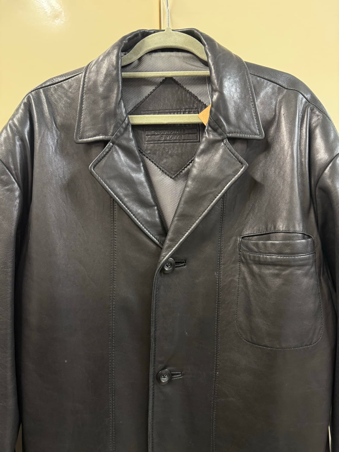 램스킨 레더 카코트 상품이미지5