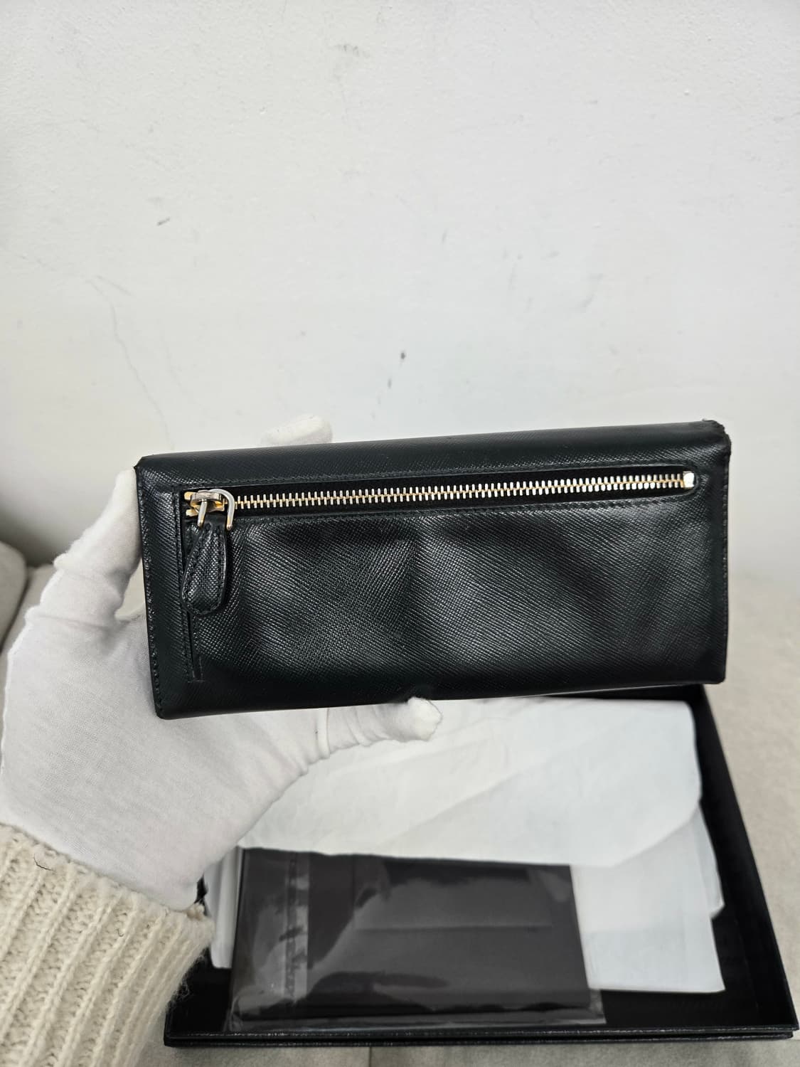 [정품 보증서] 프라다 사피아노 장지갑 상품이미지6