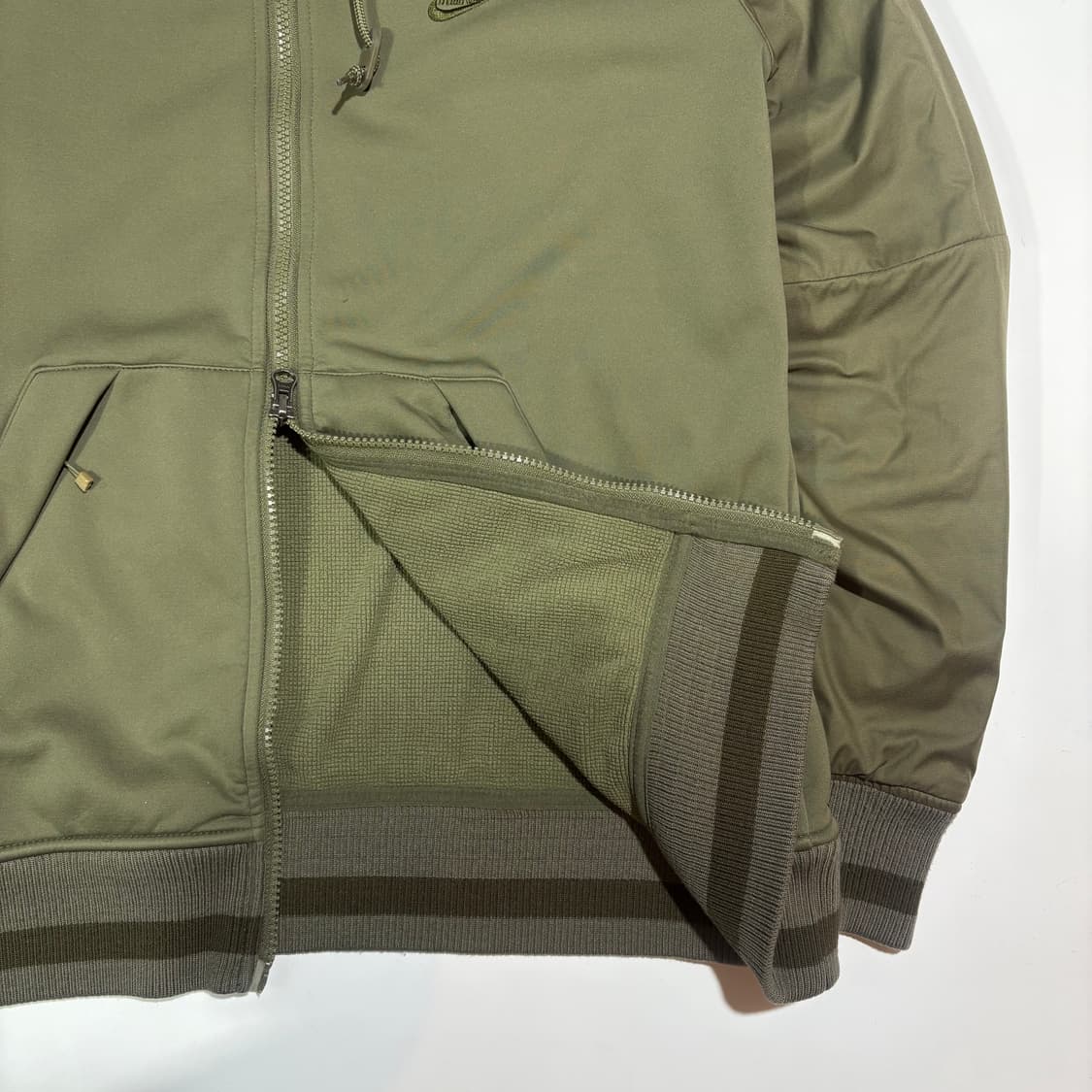 나이키 카키 후드 집업 상품이미지5