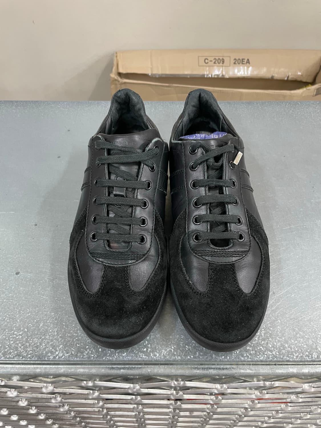 크리스찬 디올 옴므 레더 트레이너 스니커즈 블랙 40 상품이미지5