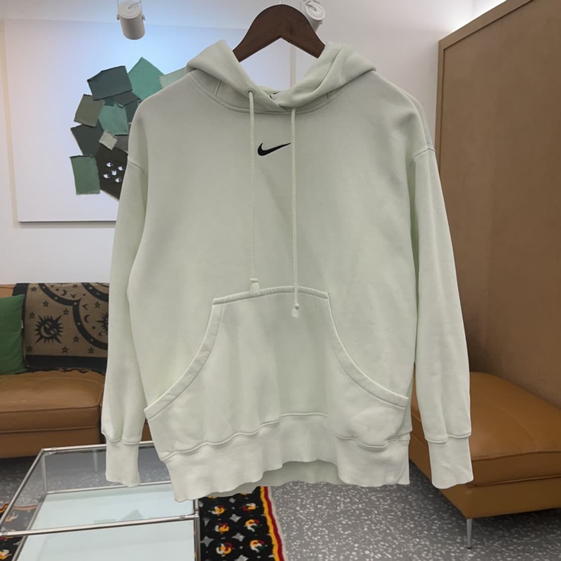 나이키 올드스쿨 레트로 라이트 그린 후드티 M C07378 상품이미지3