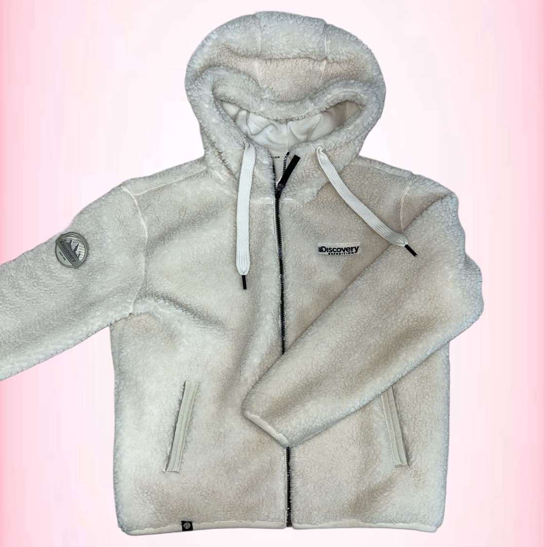 디스커버리 양털 후리스 집업 상품이미지1