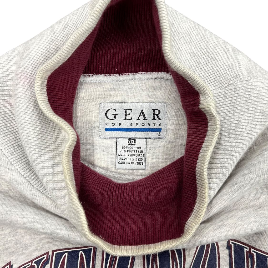 (2XL) 90s GEAR 쿠츠다운 대학교 헤비 맨투맨 상품이미지7