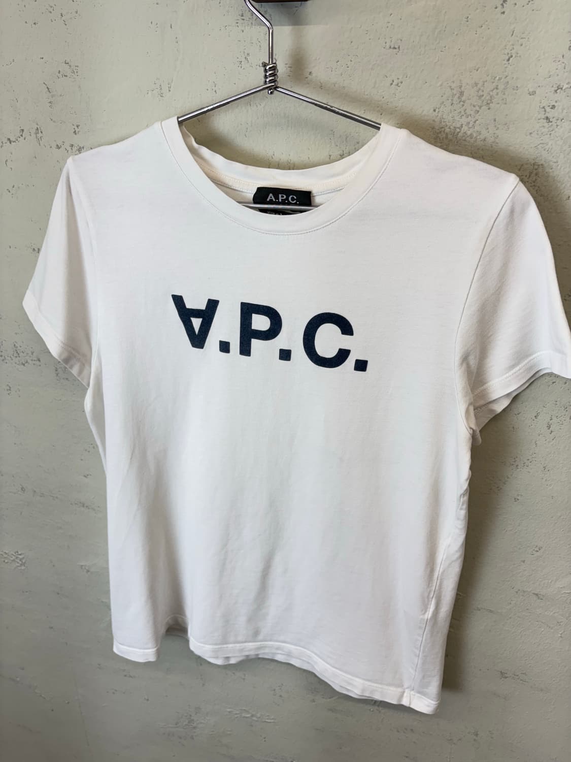 A.P.C. 아페쎄 로고 반팔 티셔츠 화이트 상품이미지4