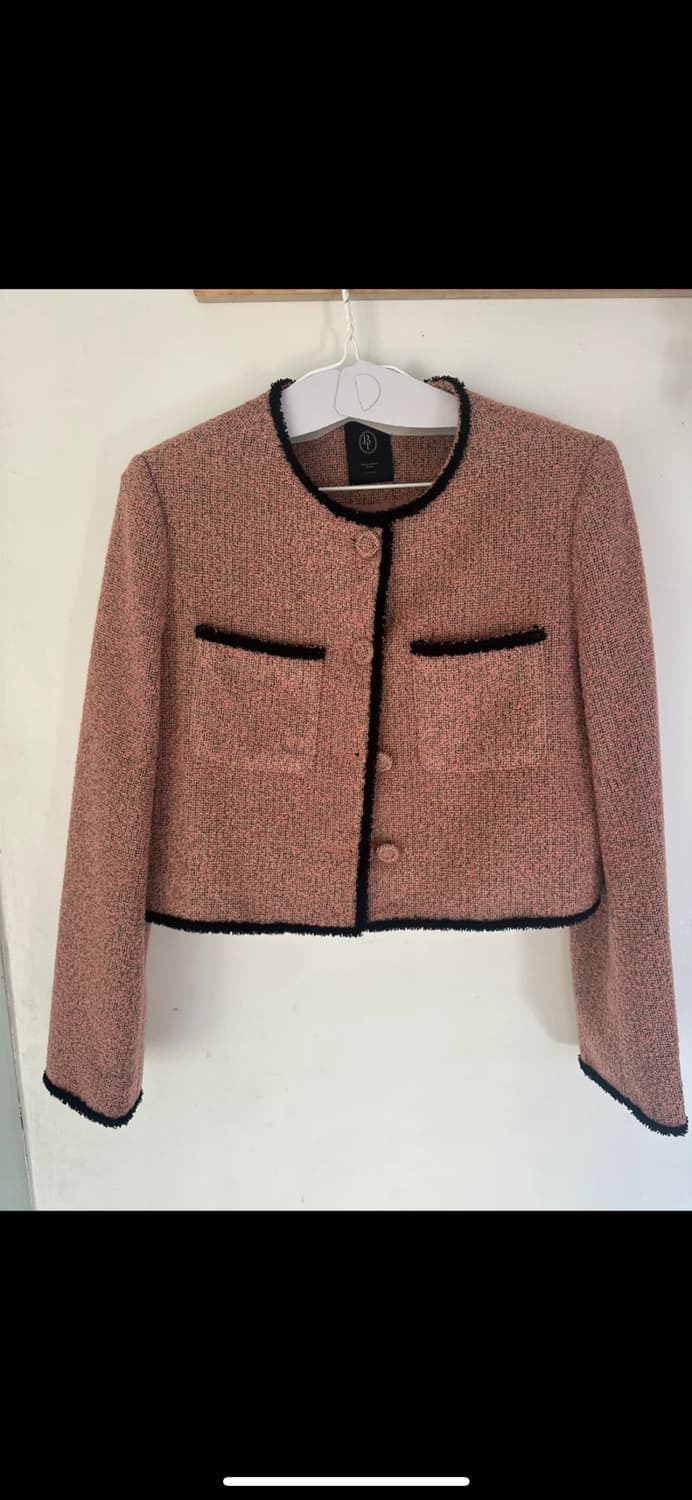 베니토 핑크 트위드자켓 상품이미지1