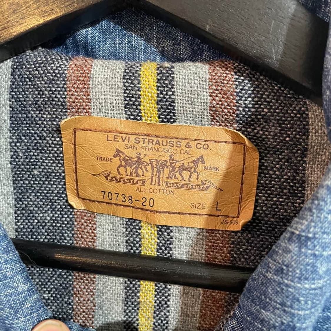 리바이스 워크웨어 블랭킷 커버올 데님자켓 상품이미지6