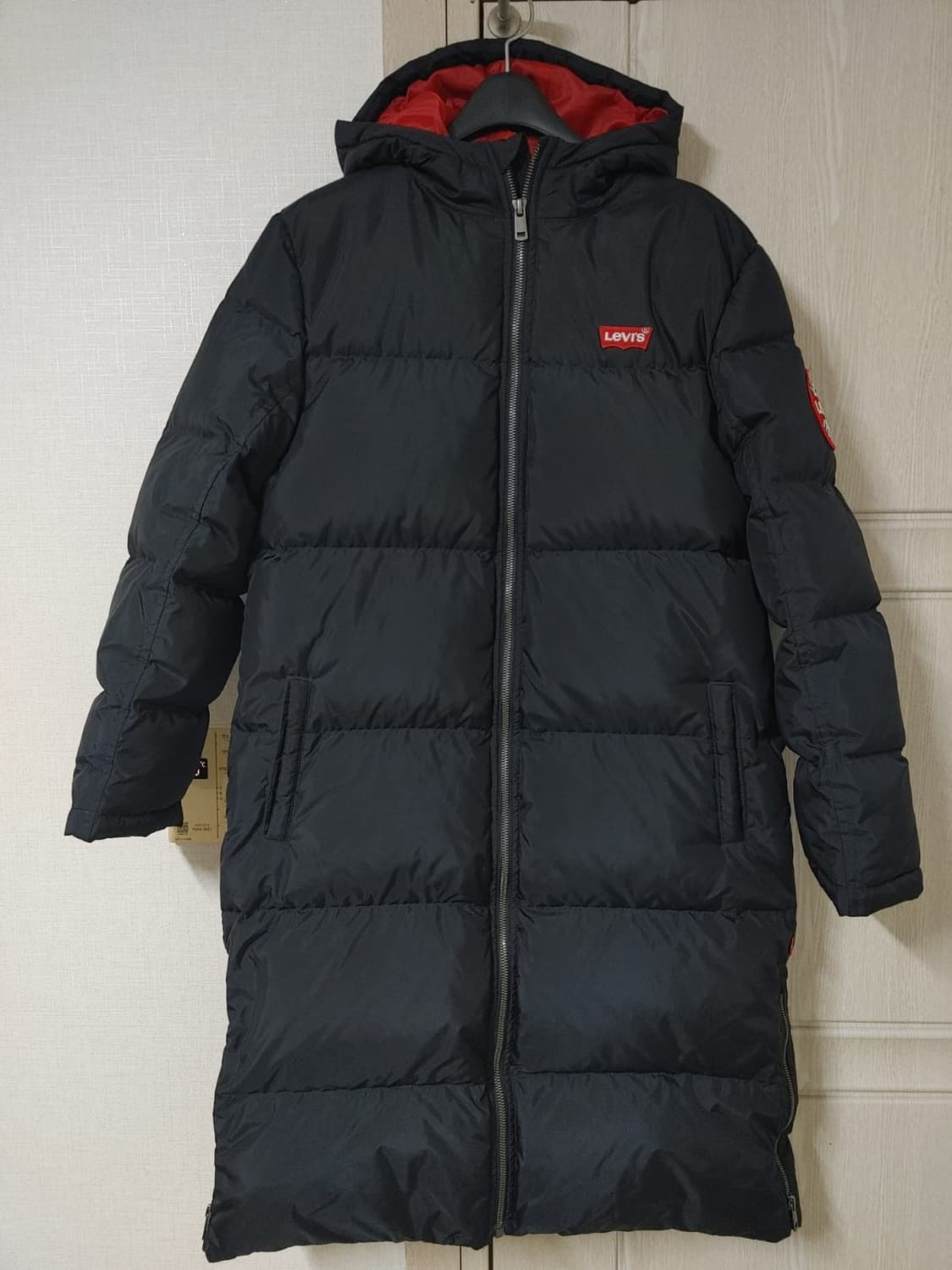 리바이스 키즈 롱패딩 블랙 L 상품이미지1