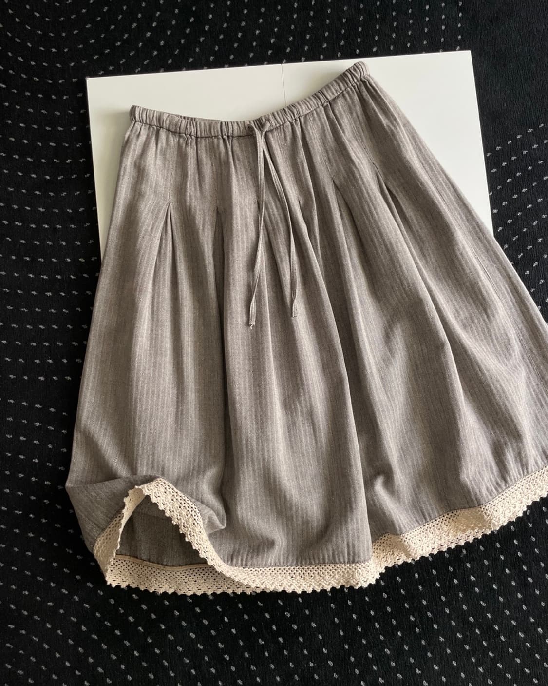 herringbone long skirt 상품이미지8