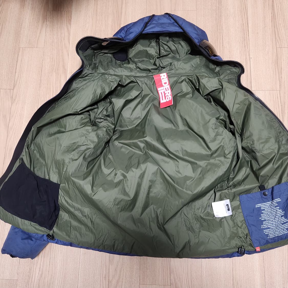 ai 라이더스 RIDERS ON THE STORM 고글 패딩 16Y 상품이미지4