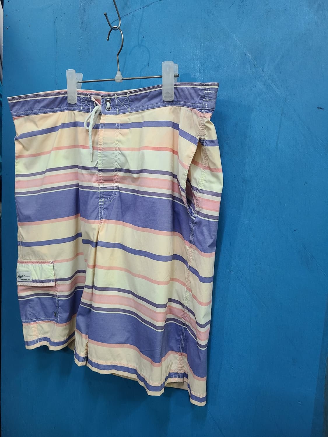 90s 빈티지 폴로 파스텔 반바지 수영복 상품이미지2