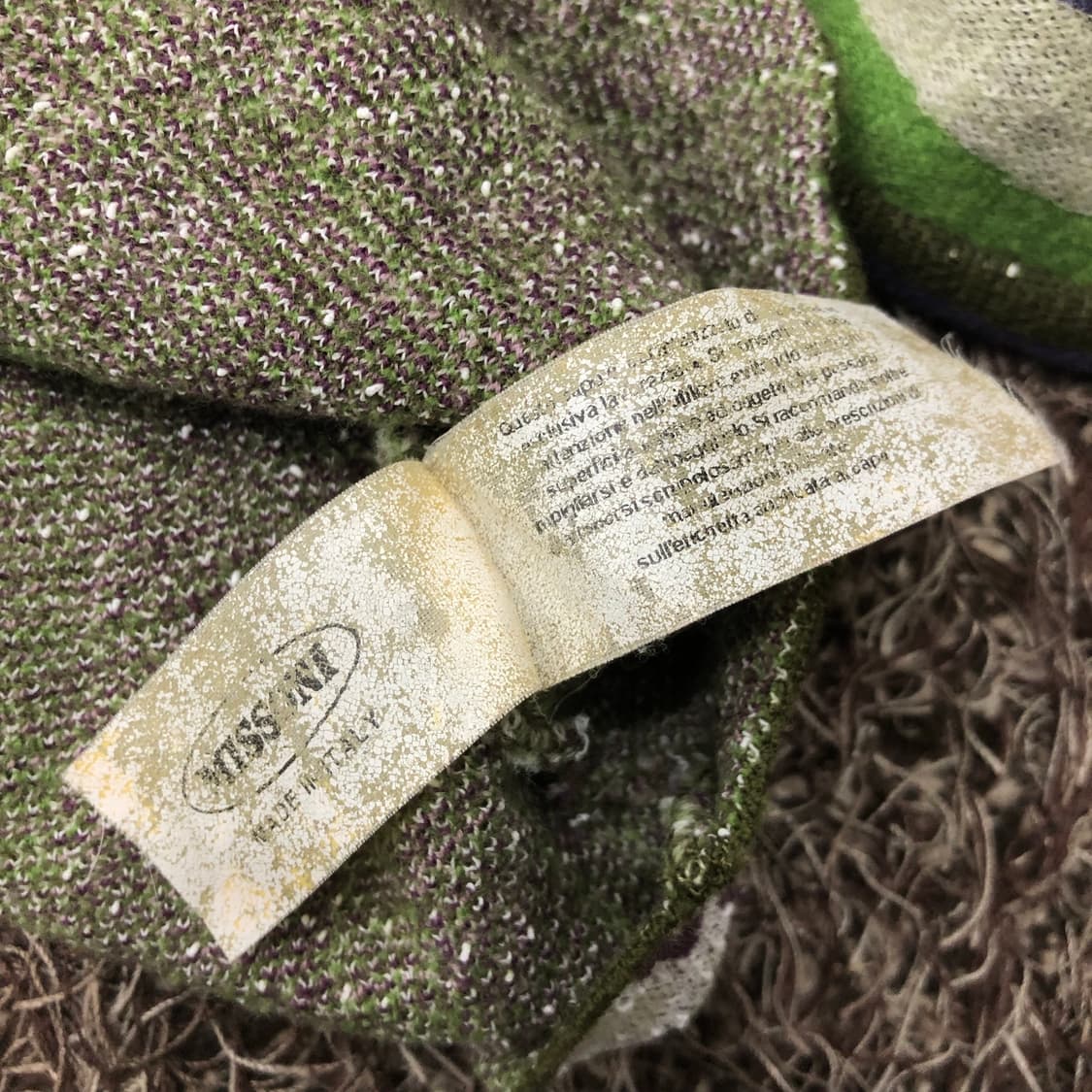 44 미쏘니 하이넥 멀티컬러 니트 집업 자켓 상품이미지7