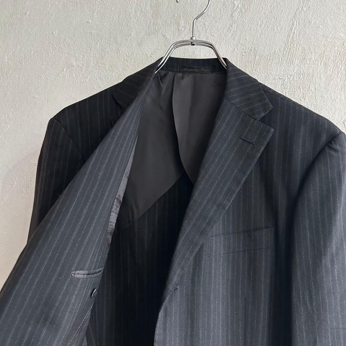 폭스 브라더스 X 쉽스 블랙 스트라이프 자켓 상품이미지3