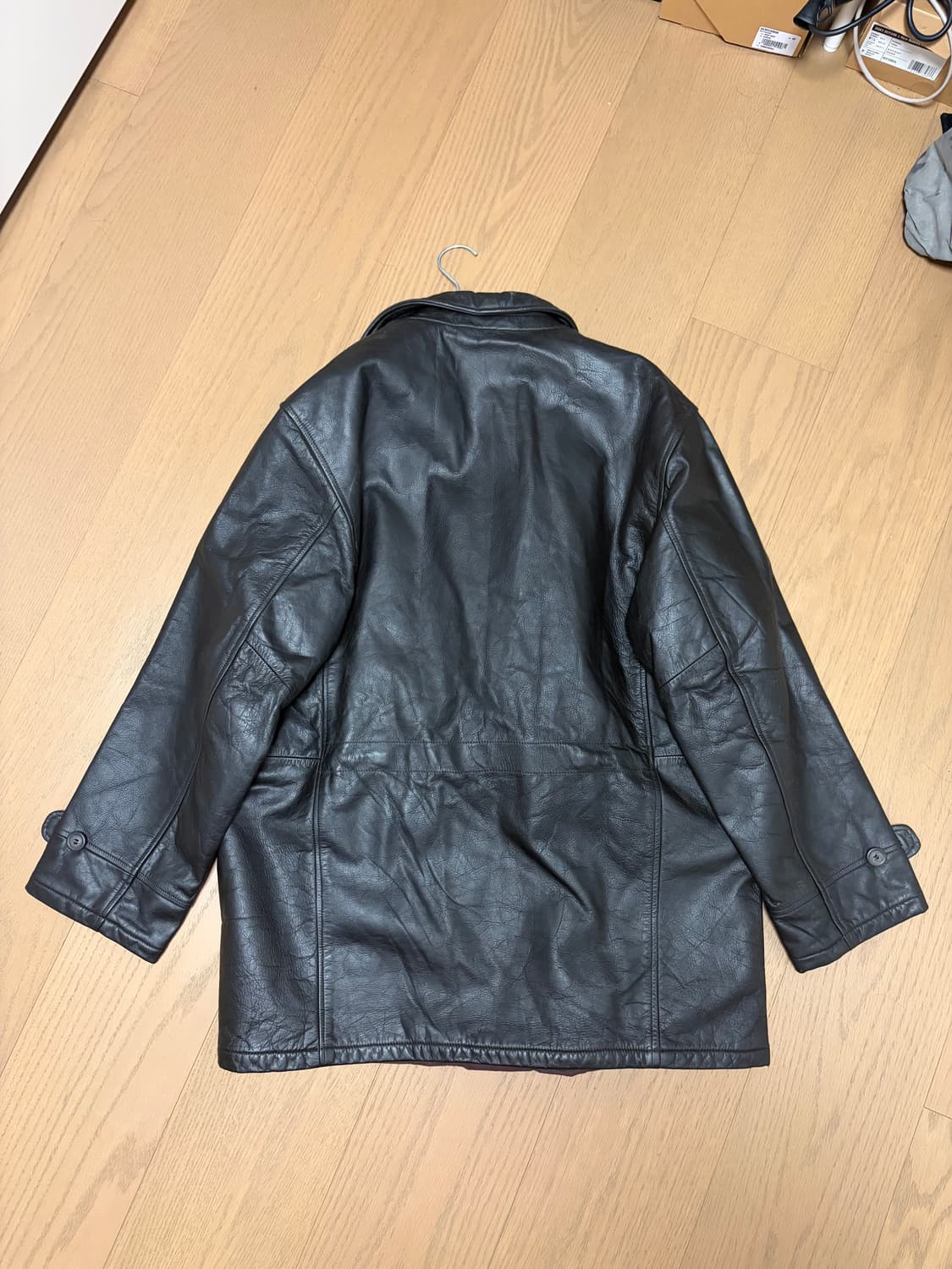 00‘s 조르지오 아르마니 레더카코트 상품이미지2