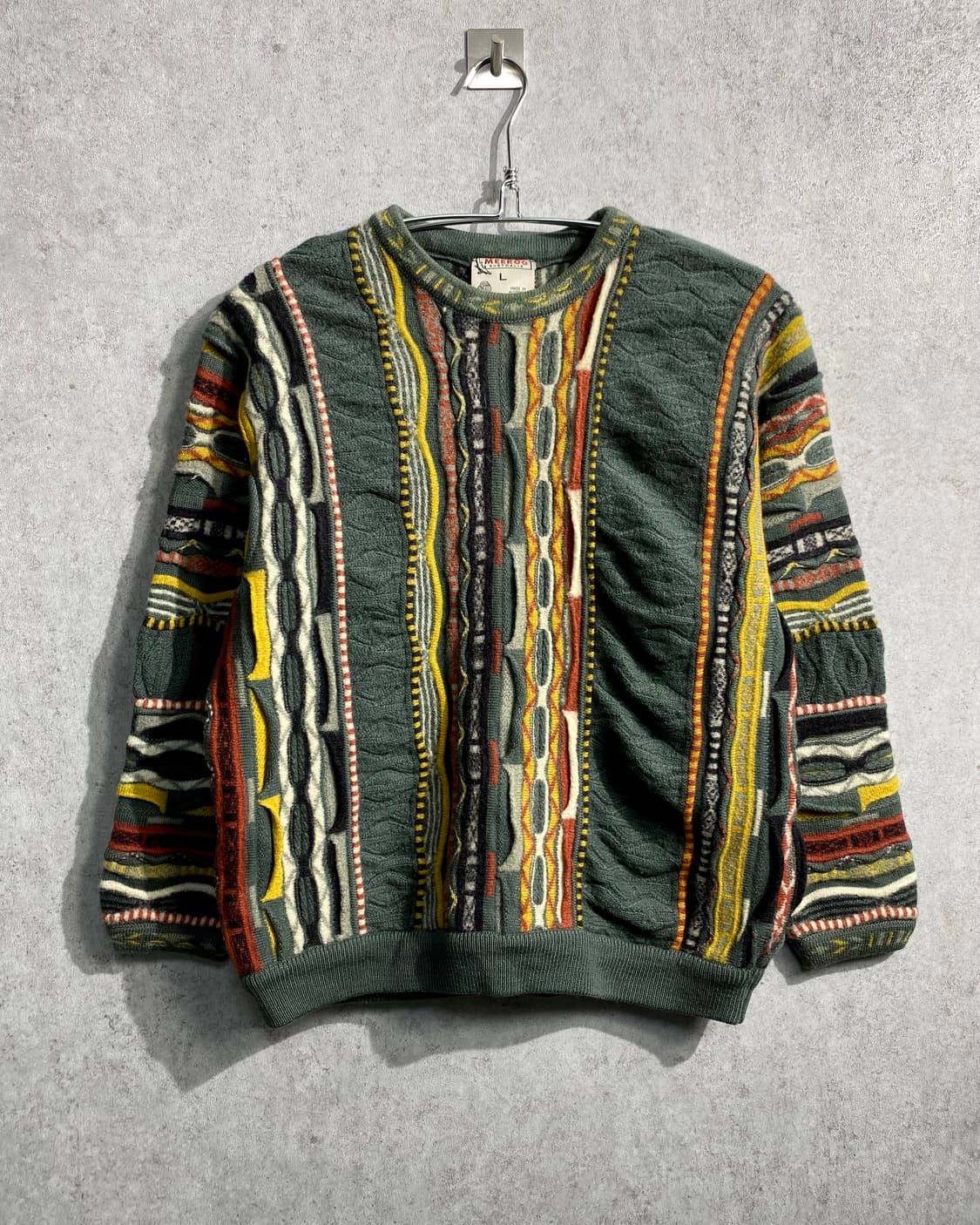 [M-L] 90s MEEROO 오스트레일리아 빈티지 케이블니트 상품이미지1